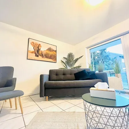 Apartment Homely - Modern - Fuer 4 - Boxspringbetten - Internet Philippsburg